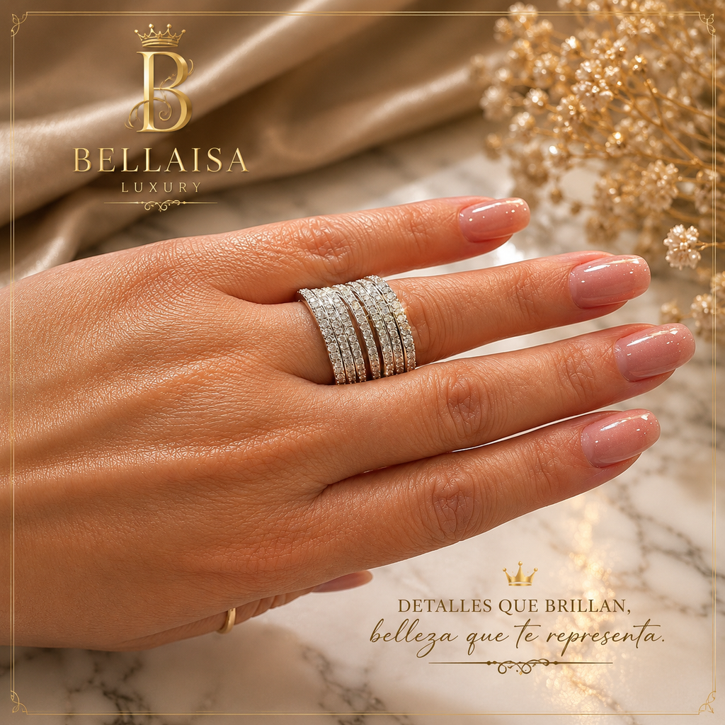 💎 Semanario Royal Ring | Sterling Silver 925