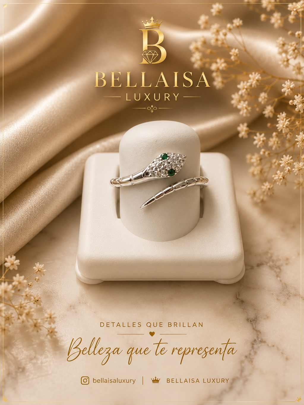 Serpent Luxe Ring | Sterling Silver 925