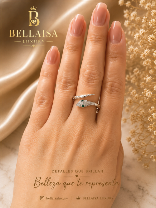 Serpent Luxe Ring | Sterling Silver 925