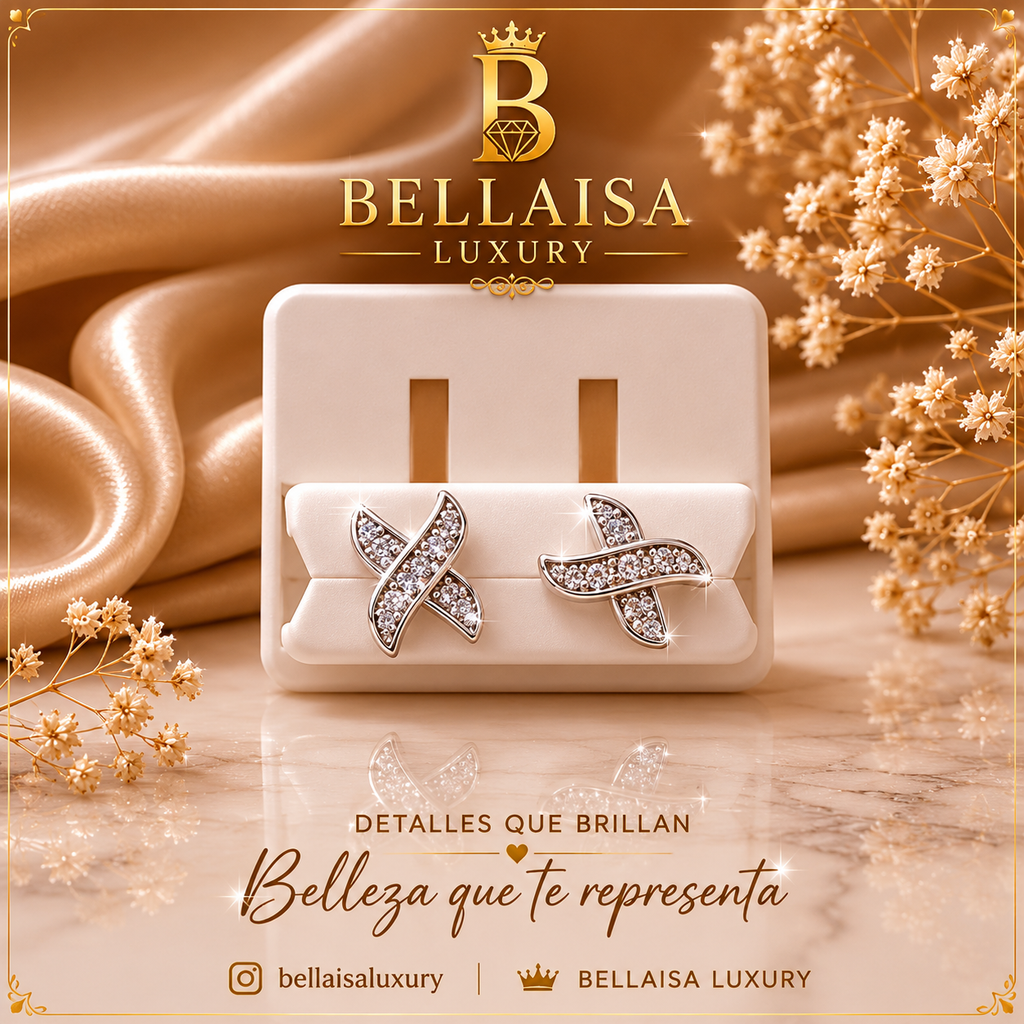 ✨ Elegance Cross Earrings – Bellaisa Luxury ✨