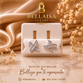 ✨ Elegance Cross Earrings – Bellaisa Luxury ✨